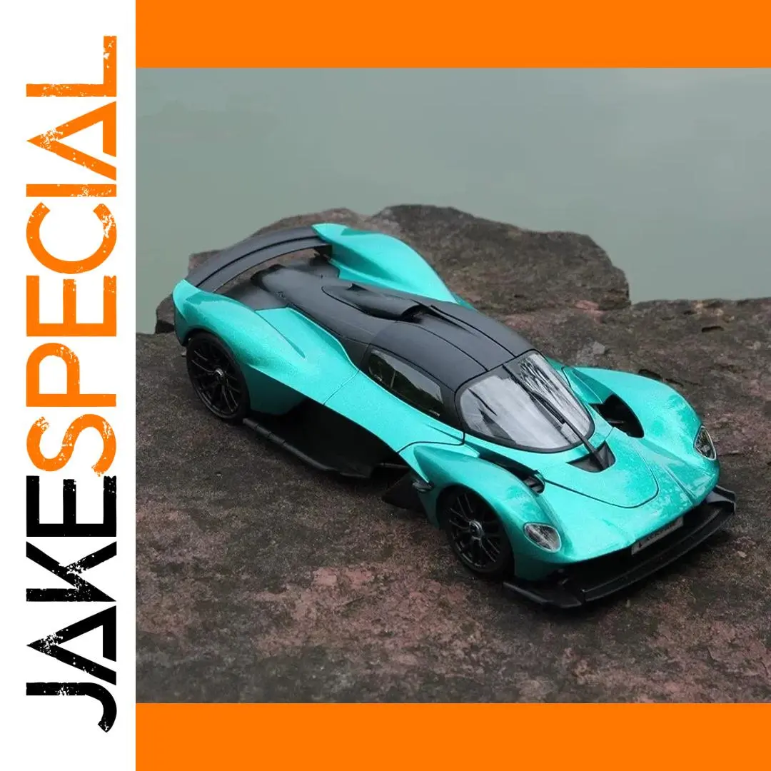 Aston Martin Valkyrie 1/39 Scale Diecast Model in Blue or Yellow 1 Aston Martin Valkyrie 1/39 Scale Diecast Model in Blue or Yellow