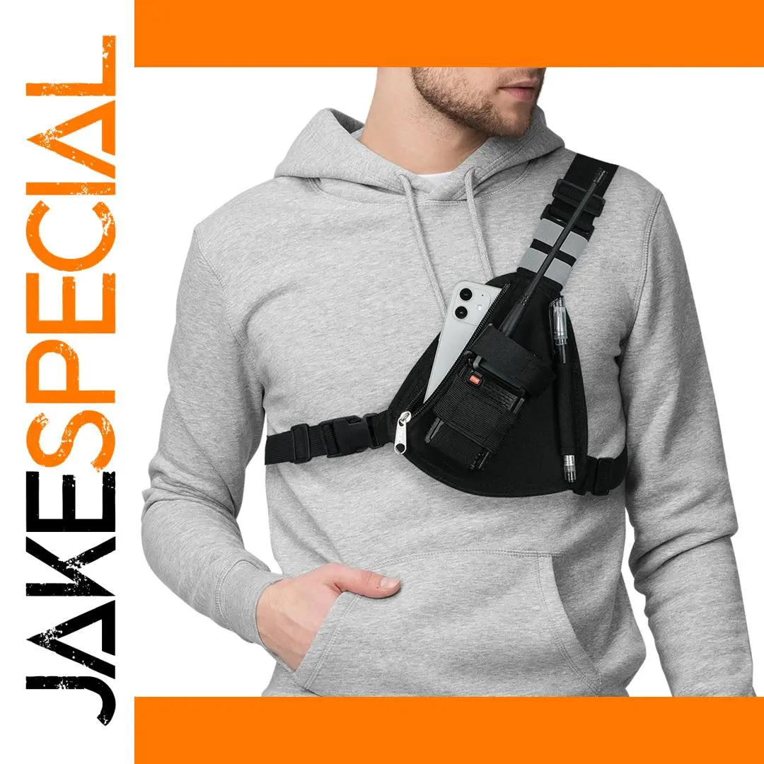 BAOFENG Tactical Nylon Chest Harness for Walkie-Talkies 1 BAOFENG Tactical Nylon Chest Harness for Walkie-Talkies