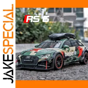RS6 1/24 Diecast Alloy Rally Model