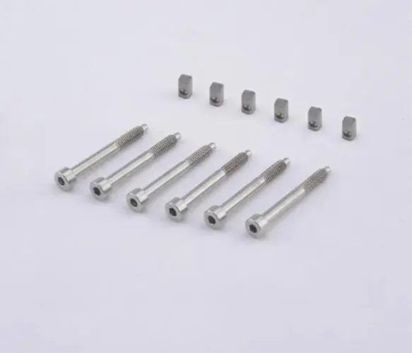 Titanium Lock Set for Floyd Rose Guitars 1 Titanium Lock Set for Floyd Rose Guitars