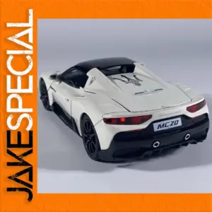 White Maserati MC20 Convertible Diecast Model 1:24