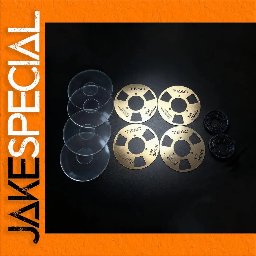 Aluminum Reel Set for Tape Recording 1 Aluminum Reel Set for Tape Recording