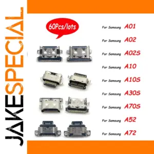 Samsung Micro USB Charging Port Set — 60 Pieces