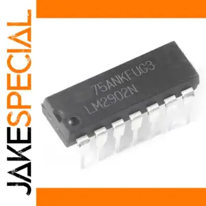10-Pack LM2902N Operational Amplifier Chips