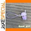 Miniature Pearl Milk Tea Keychain in Purple