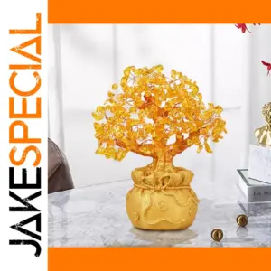 Feng Shui Citrine Money Tree for Prosperity