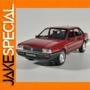 Red Volkswagen Santana 1:32 Diecast Model