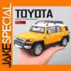 Toyota FJ Cruiser 1:24 Diecast Model in Yellow