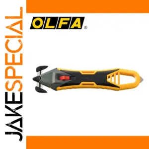 Safety Cutter with 1 cm Blade and Textured Handle