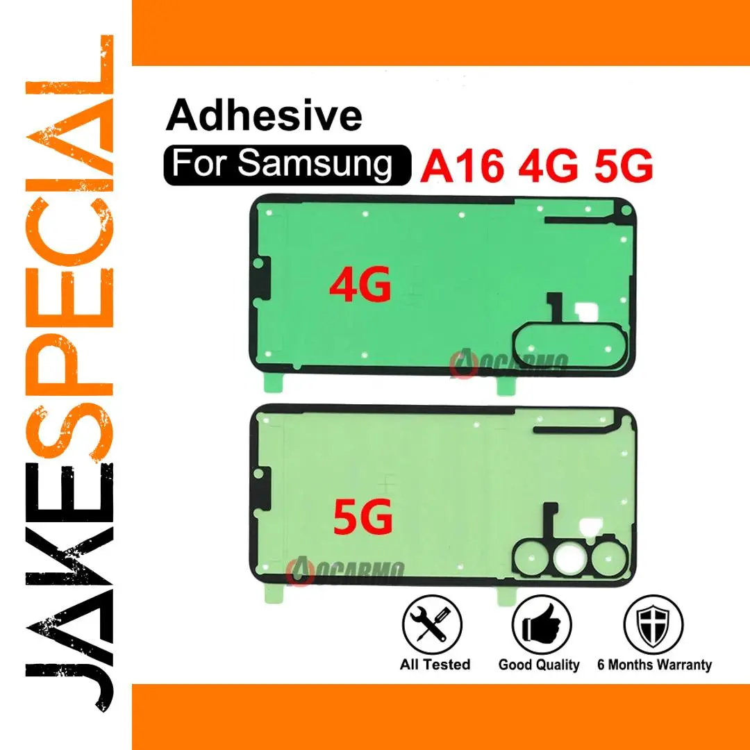 Samsung Galaxy A16 Rear Cover Adhesive Sticker Green and Red 1 Samsung Galaxy A16 Rear Cover Adhesive Sticker Green and Red