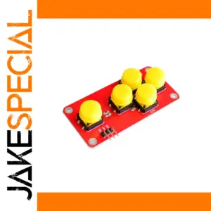 Five-Button Red Circuit Keyboard Sensor Module