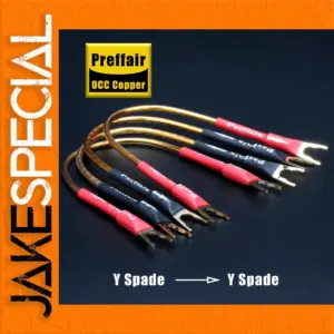 Premium Audio Jumper Cable Set for Hi-Fi Systems