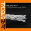 Premium Silver-Plated OCC Speaker Cable 1m