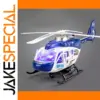 Public Security Diecast Helicopter Model 24cm