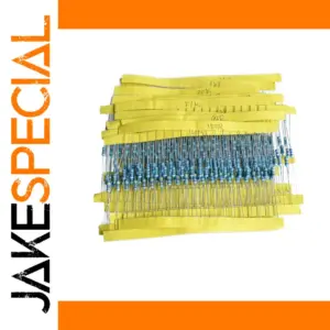 600-Piece Metal Film Resistor Kit with 30 Values