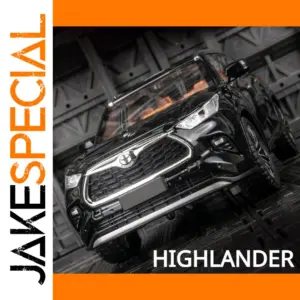 Black Toyota Highlander 1:24 Scale Diecast Model