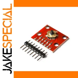 Red 5-Way Tactile Switch Breakout Module for Microcontrollers
