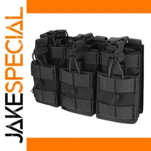 Triple Rifle Magazine Pouch for Tactical Use
