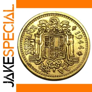 1944 Spain 2.5 Pesetas Replica Coin