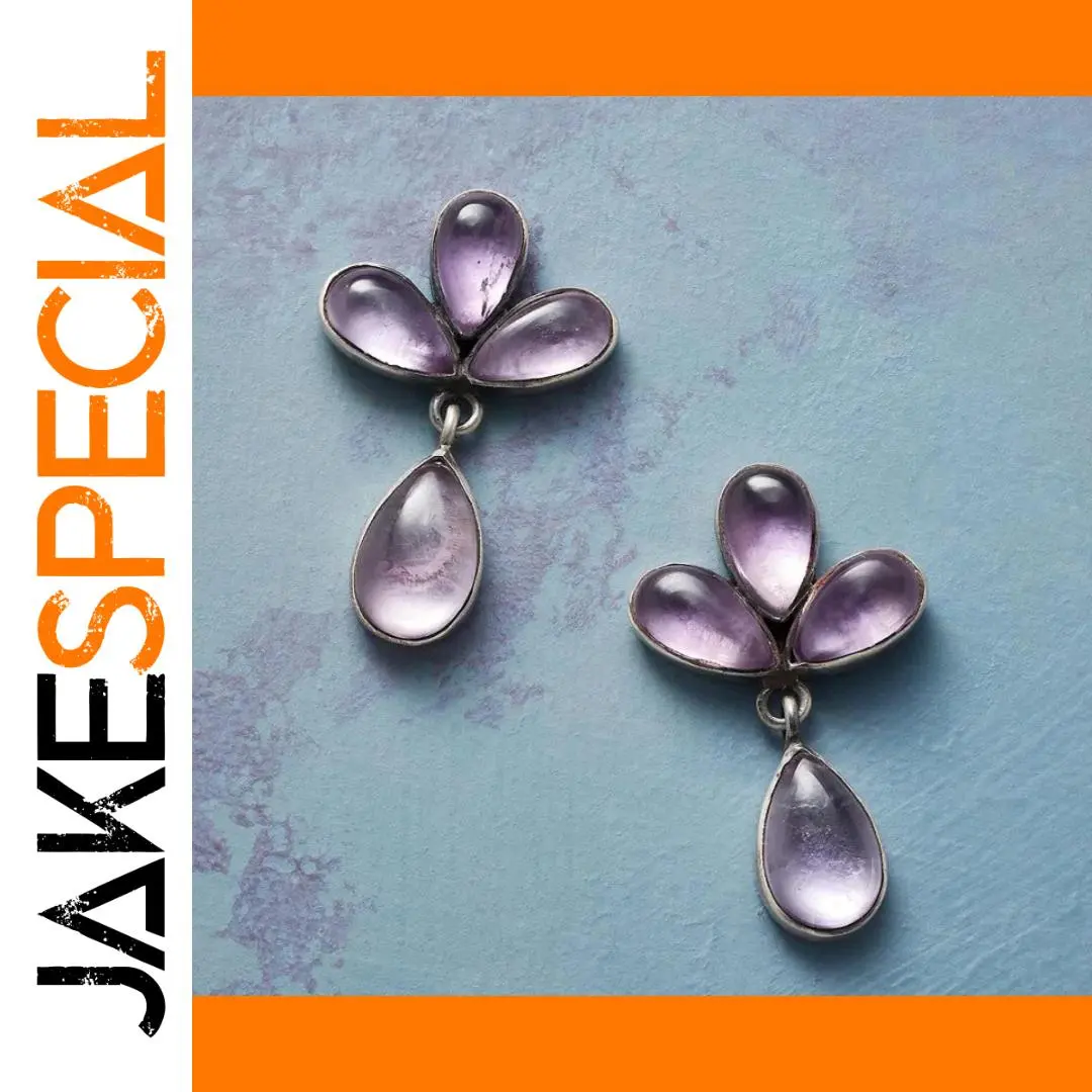 Vintage Purple Waterdrop Earrings for Women 1 Vintage Purple Waterdrop Earrings for Women