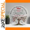 Acrylic Mom Appreciation Plaque 8x6 Inches
