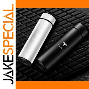 Tesla-Compatible 500ml Stainless Steel Travel Mug