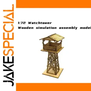 1/72 Wooden Sentry Tower DIY Kit