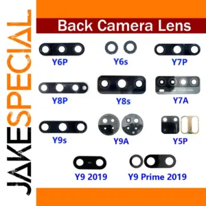 Huawei Y5P Y6P Y6s Y7A Y7P Y8P Y8S Y9 2019 Y9 Prime 2019 Y9A Y9S Rear Camera Lens