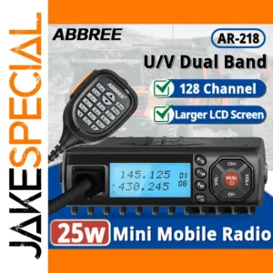 ABBREE AR-218 Dual-Band Mobile Radio 25W