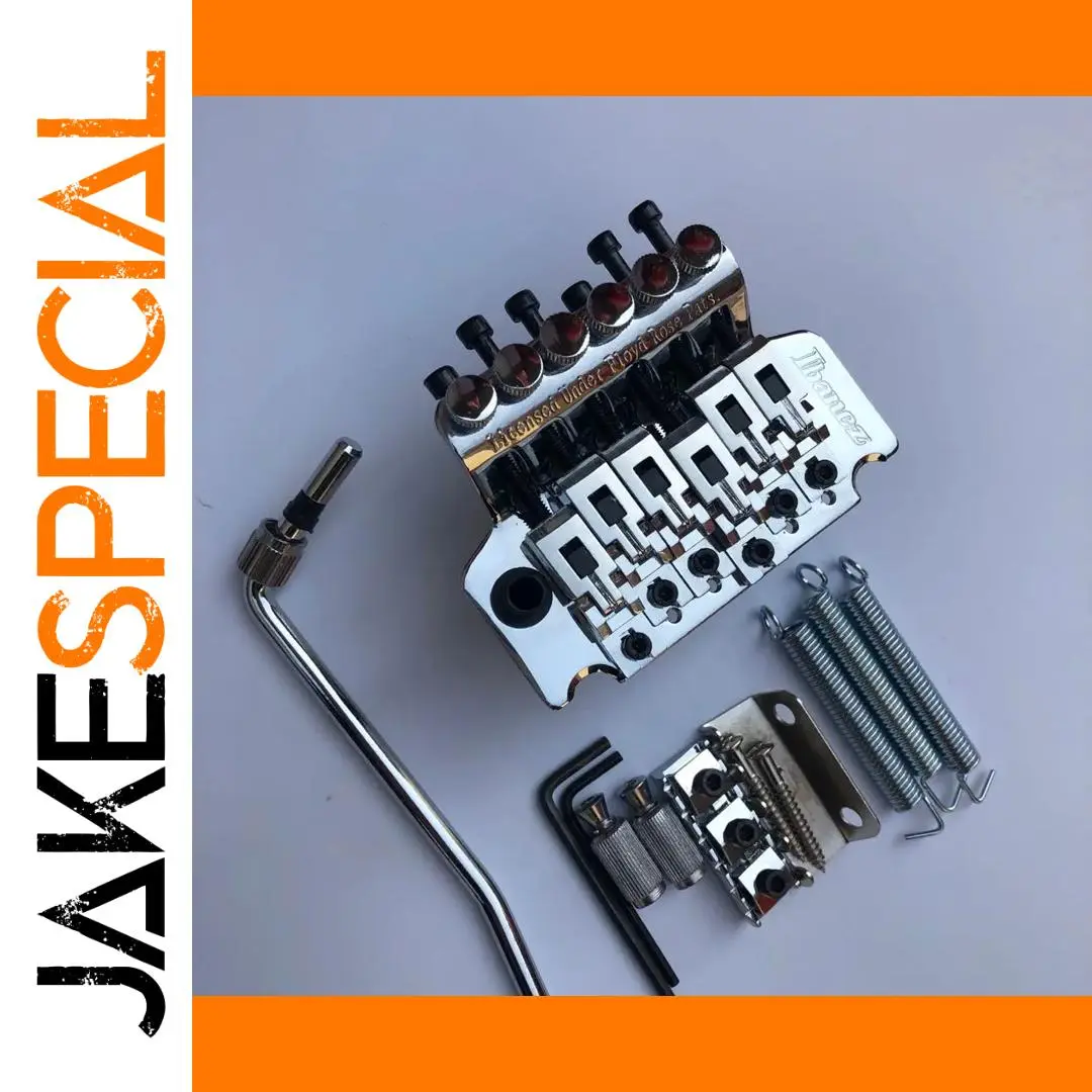 Chrome Fixed Double Shake Tremolo System Bridge 1 Chrome Fixed Double Shake Tremolo System Bridge