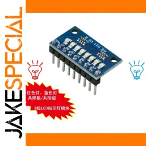8-Bit Multi-Color LED Indicator Module 3-24V