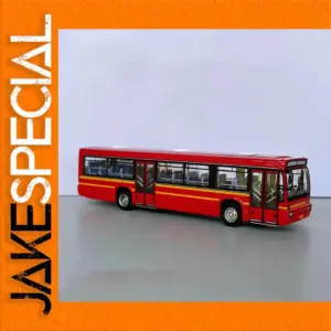 Red Dandong Huanghai DD6121HS Bus Model 1:64