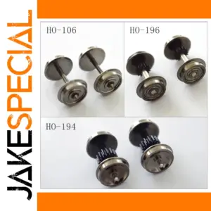 HO-194 Metal Model Train Wheels Set for HO Scale