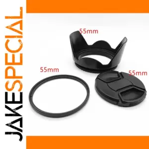 55mm Nikon Lens Accessory Set for Sharp Images