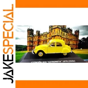 Vibrant 1/43 Yellow Citroneta 2CV Model