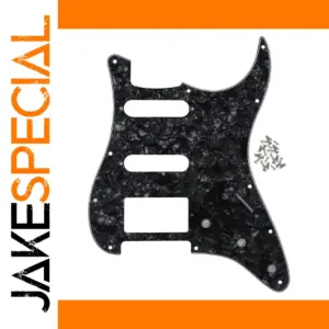 Black Pearl Pickguard for HSS/SSH Guitars