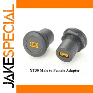 XT30 Round Panel Mount Adapter for RC Devices
