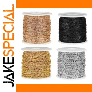 Stainless Steel Jewelry Chain in 1-3mm Width