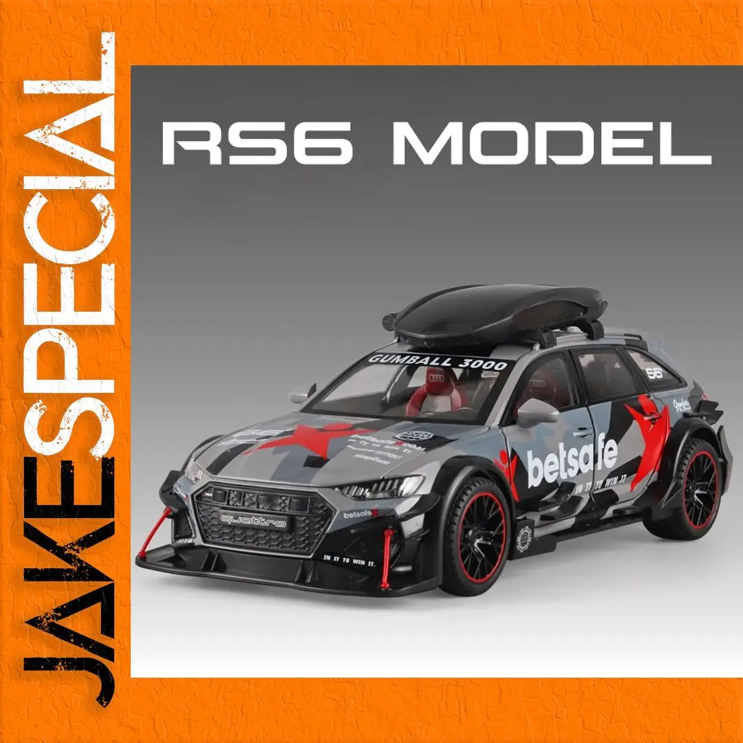 Audi RS6 Avant 1:24 Diecast Model with Sound 1 Audi RS6 Avant 1:24 Diecast Model with Sound