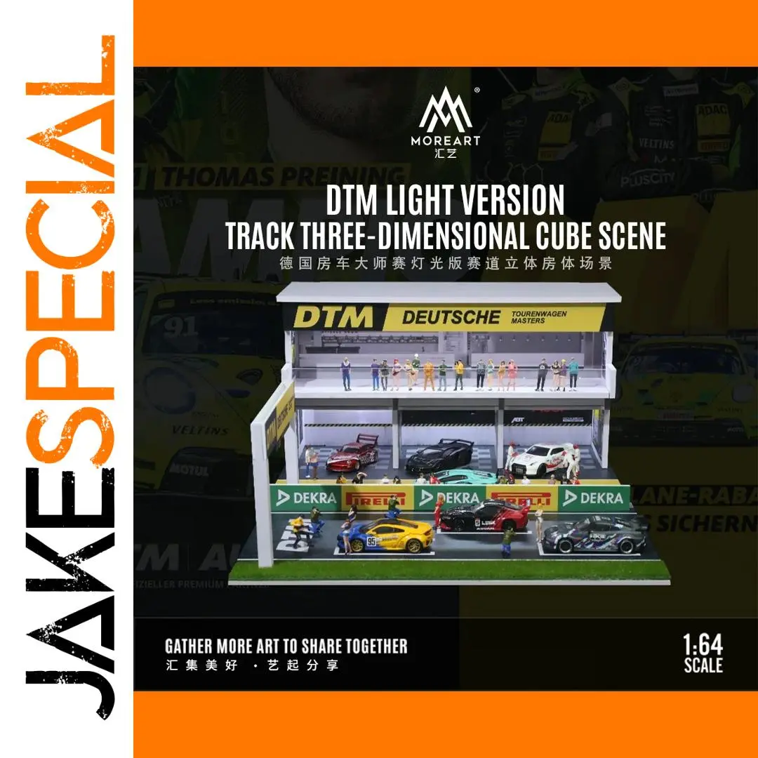 DTM Micro 1:64 Scale Light Edition Racing Scene 1 DTM Micro 1:64 Scale Light Edition Racing Scene