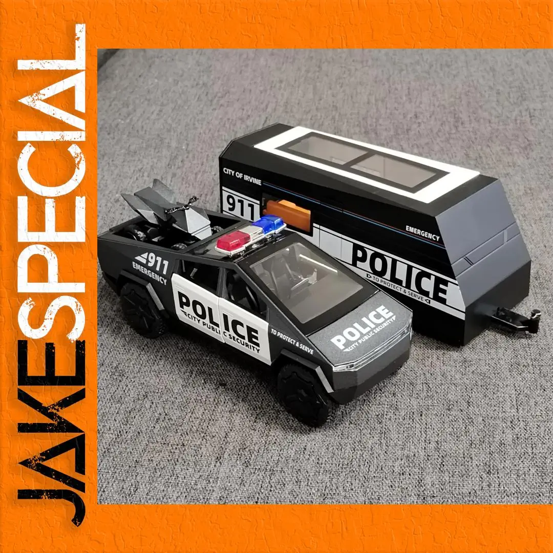 Police Off-Road Pickup Model 1:32 Scale 1 Police Off-Road Pickup Model 1:32 Scale