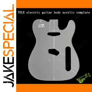 Transparent Acrylic Tele Guitar Body Template