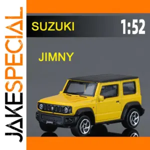 Vibrant Yellow Suzuki Jimny 1:52 Scale Model