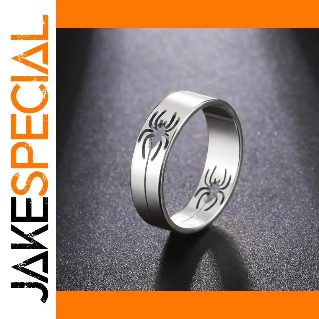 Stainless Steel Geometric Spider Ring 1 Stainless Steel Geometric Spider Ring