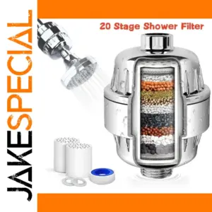 High-Efficiency Multi-Stage Shower Water Filter