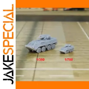 Detailed Resin BTR4 Military Tank Model Set