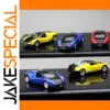 1:36 Scale Diecast Metal Car Model in Blue, Red, or Yellow