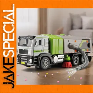 Realistic 1:50 Scale Garbage Truck Model