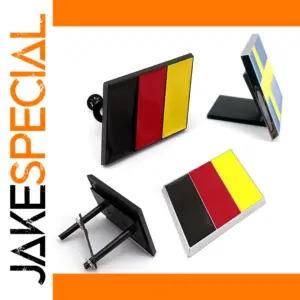 German Swedish Flag Car Emblems for Volkswagen