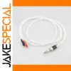 Premium Solid Silver Earphone Cable with 6.35mm Jack